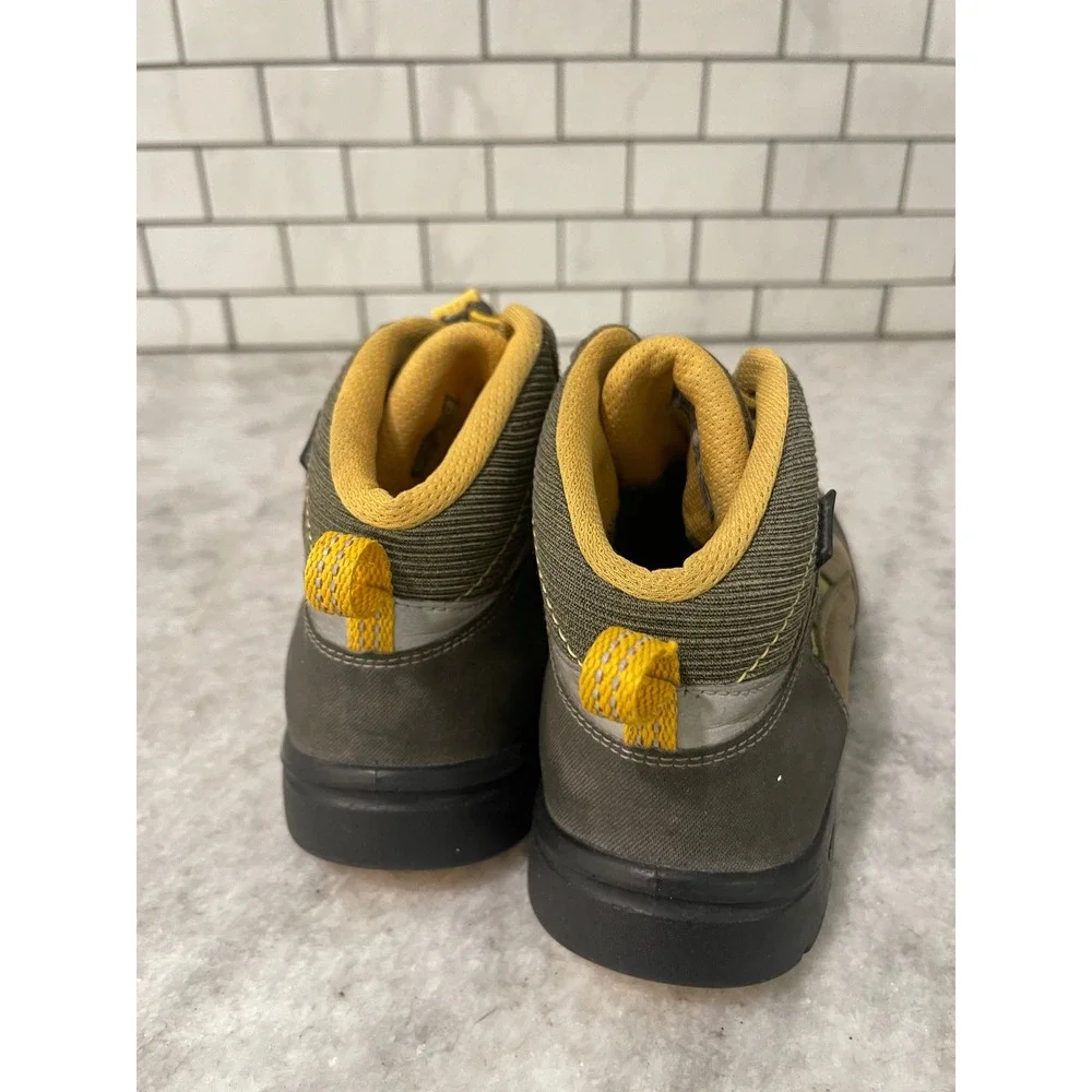 Keen Hiking Boots Kids Size 5 Brown Olive Yellow Waterproof Keen.Dry 1018003